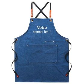 Cafe Barber Restaurant Denim Work Apron