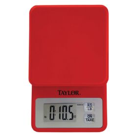 COMPACT KITCHEN SCALE RED